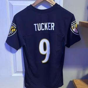Justin Tucker purple ravens jersey